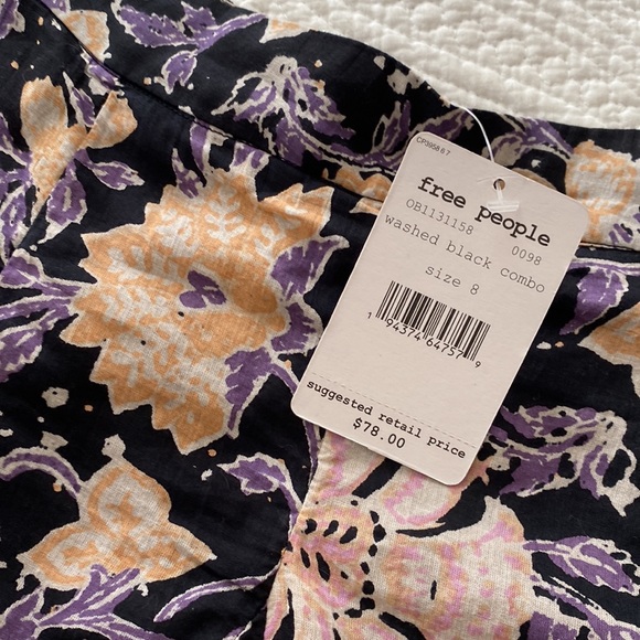 Free People Flowery Skirt - Picture 3 of 11